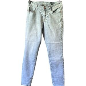 Old Navy Super Skinny Mid Rise Light Blue Denim Jeans size 6